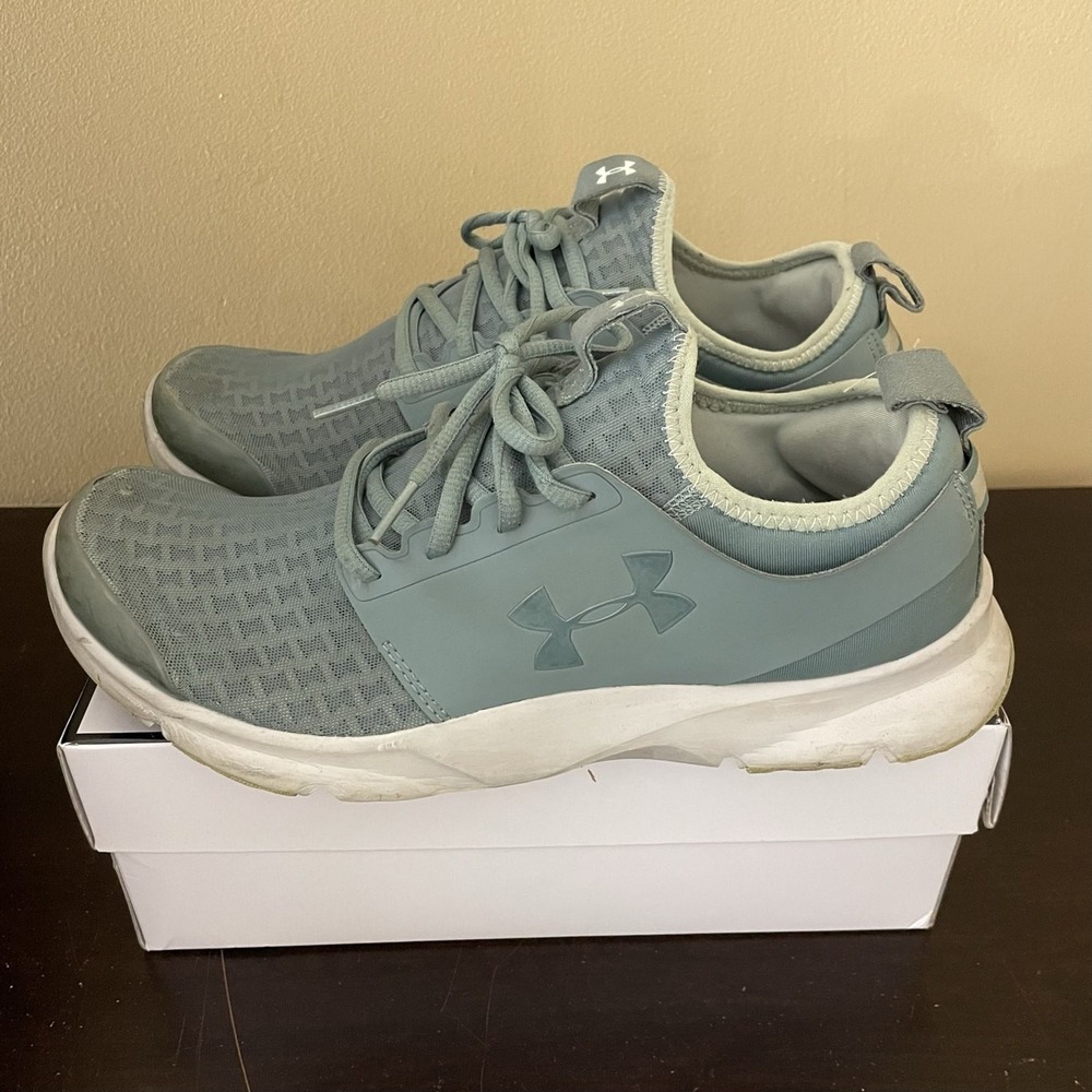 Under Armour Drift 2 Mens Running Shoes Blue Grey Low Top Sneakers‎ 1273961-410